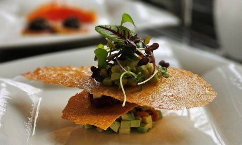 Insalada-Di-avocado-Tartar-of-avacado-beetroot-sauteed-cannellini-beans